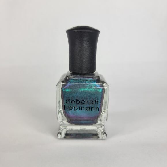 Deborah Lippmann Nail Polish "Money Now Sleep Later" NEW Blue Holo Duo Chrome - Picture 3 of 9